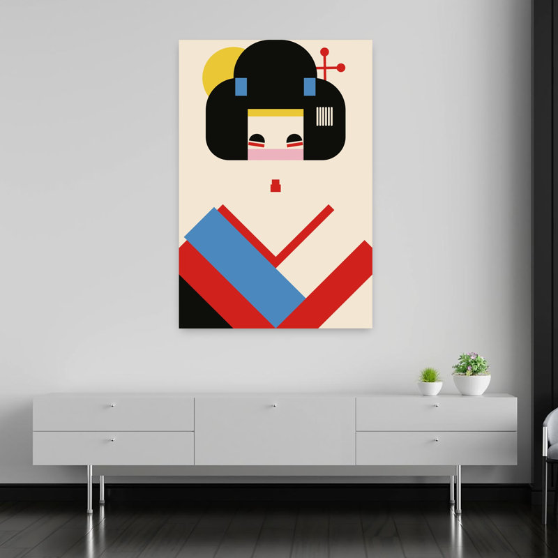 Contemporary Art Abstract Contemporary Wall Art by Retrodrome - Wrapped Canvas Print, 152.4 cm H x 101.6 cm W