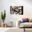 Sleeping Woman Dreaming Abstract Classic Modern Portrait Wall Art Print 1 Piece Wrapped Canvas Wall Art-1355111889