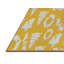 Tapis jaune/blanc à motifs Roderica-1785243633