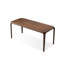 Bureau rectangulaire en bois massif noyer-130832887