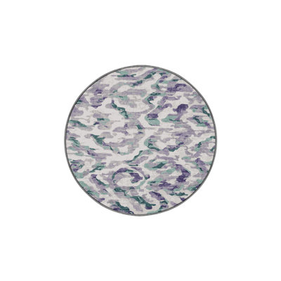 Machine Washable Gray Area Rug