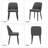 Upholstered Solid Wood Fabric Dining Chair-4463206