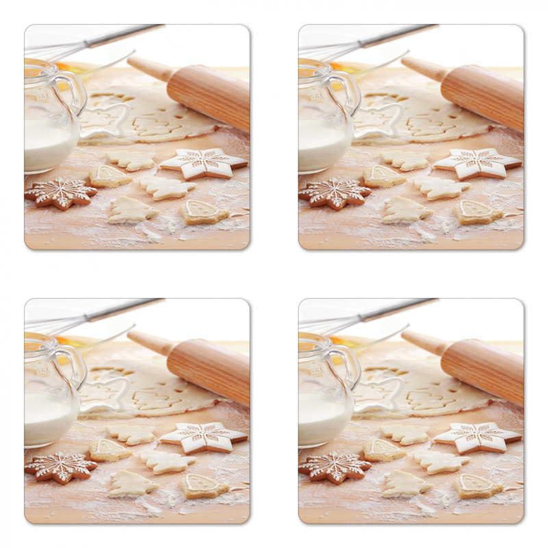 Square 4 Piece Coaster Set