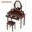 Vanity Desk with Adjustable Angle Mirror