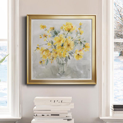 Sunshine Bouquet - Peinture sur toile encadrée