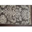 Tapis unique gris noué à la main 4 pi 1 po x 6 pi 1 po New Age