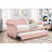Velvet Wood Daybed With Trundle For Ultimate Comfort And Style-167995919