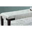 Banc capitonné, similicuir, blanc