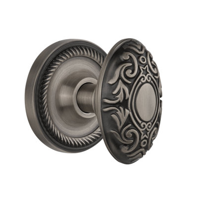 Rope Rosette with Victorian Door Knob