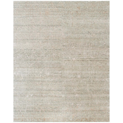 Tapis sable / naturel de haute qualité noué à la main