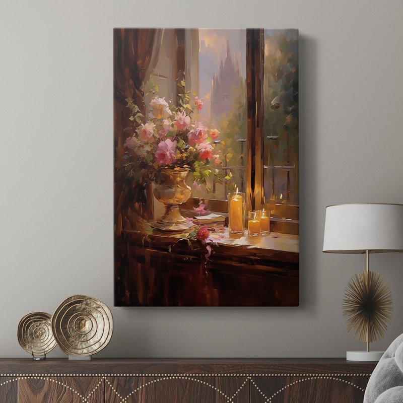 FLORAL Series DCCLXIV - Cavas de galerie sur mesure, H 18 po x l 12 po