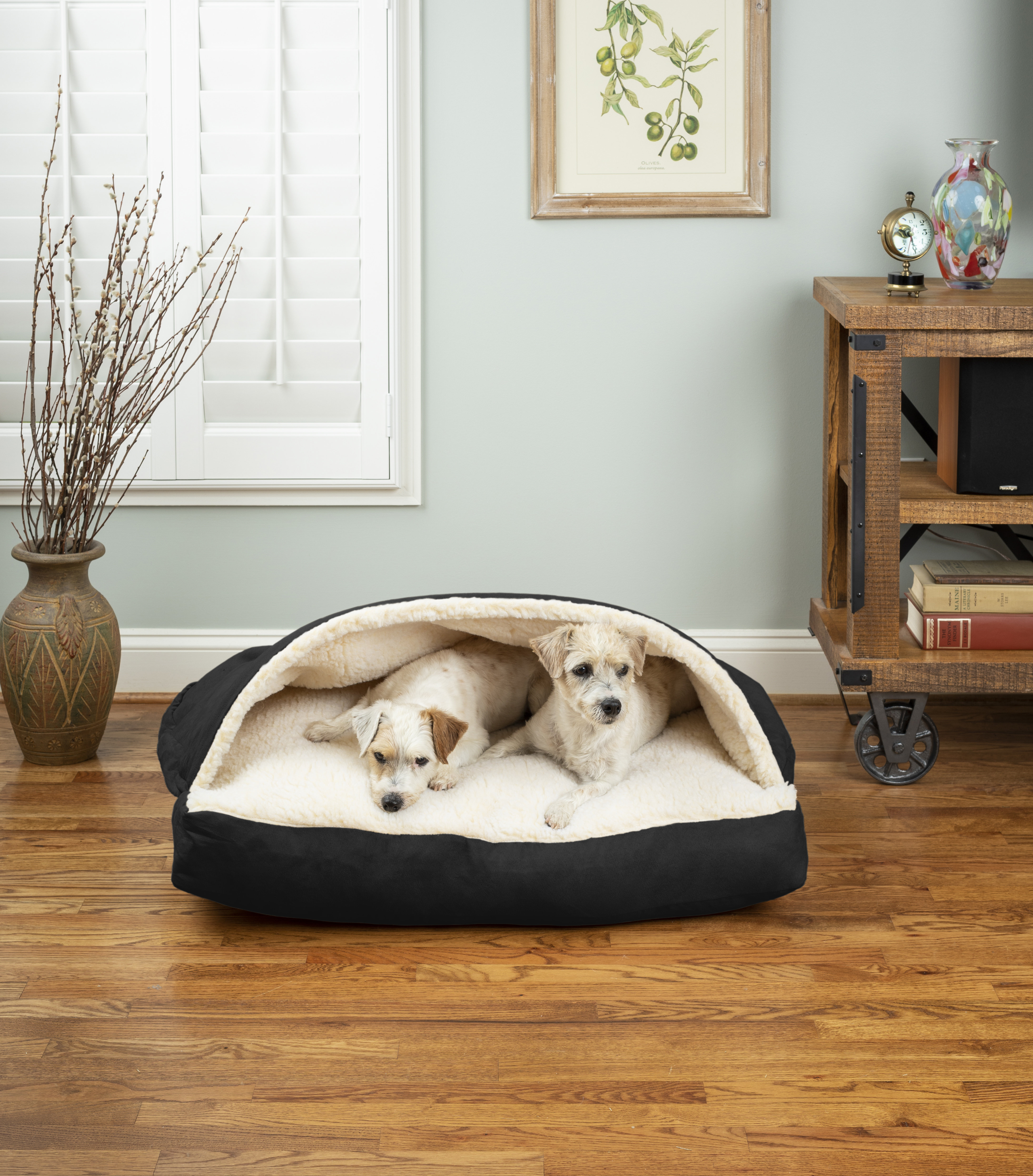 Cozy cave 2025 dog bed