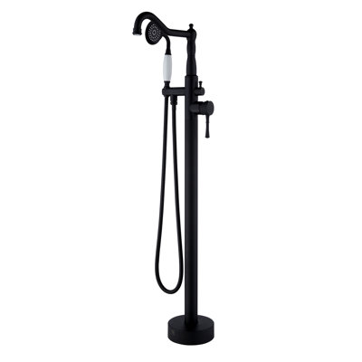Floor Tub Filler with Diverter