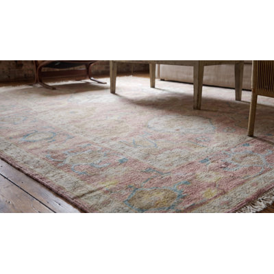 Tapis en laine noué à la main Coral