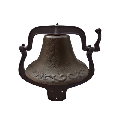 Cloche de locomotive à vapeur avec bras pivotant
