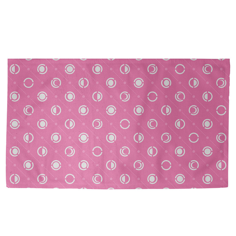 Rose Tapis décoratif phases de lune, Rectangle 2 pi x 3 pi