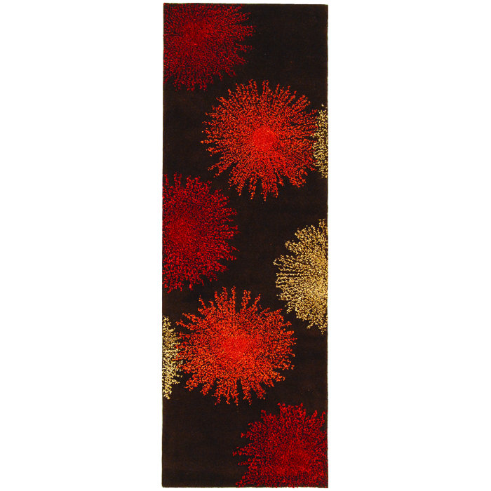 Amier Soho Hand Tufted Wool And Viscose Rug, Runner 2'6" x 8'