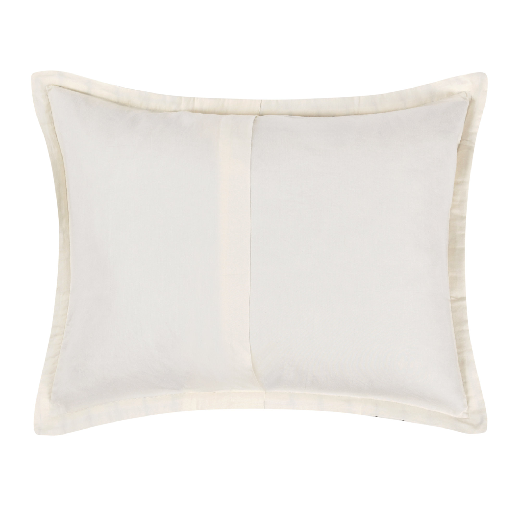 Keegan Belgian Flax Linen Sham Set, Ivory, Standard