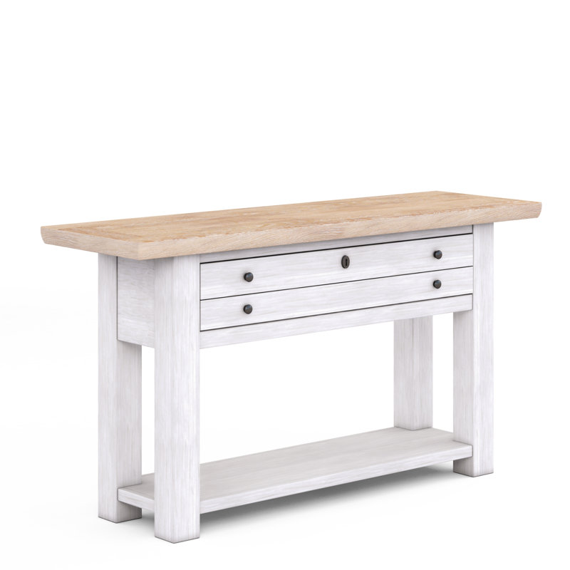Console en bois massif Katheryn