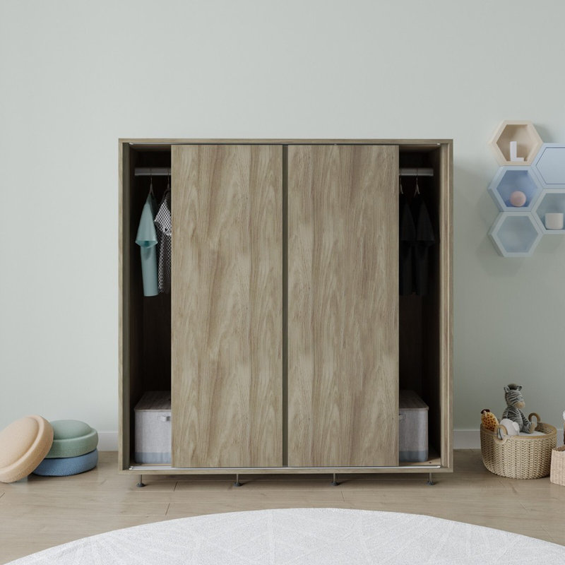 Solid Wood Wardrobe, Oak