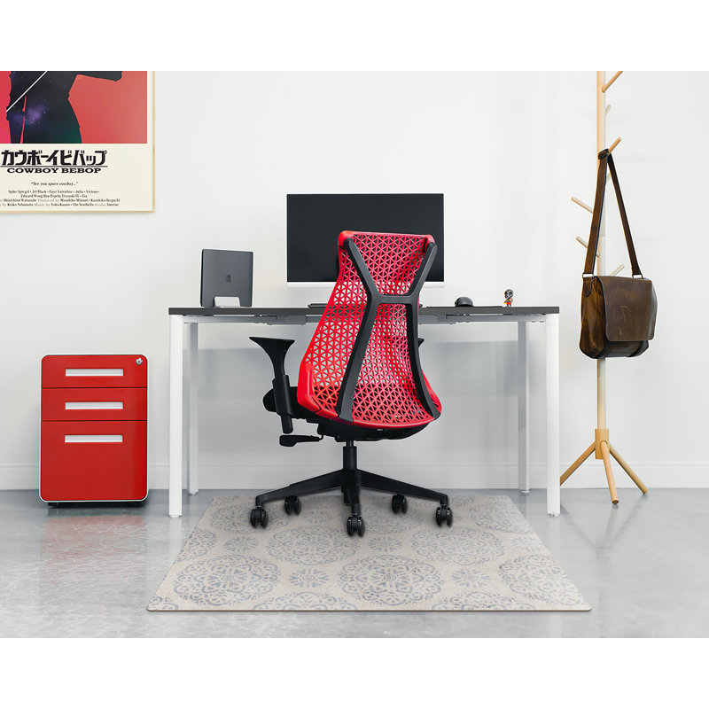 Nery Hard Floor Rectangular Chair Mat, 100 x 140cm