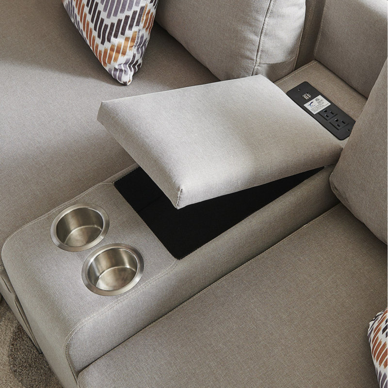Canapé modulaire réversible en tissu Rachit Amira