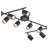 8-Light Track Light Fixture with Adjustable Heads & 8 Bulbs Included-109583298-109583300