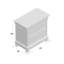 Archivist Three-Drawer Nightstand