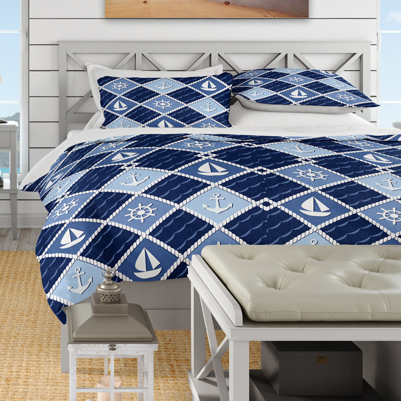 Ensemble de housse de couette Designart, Housse simple + 1 taie décorative