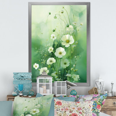 " Green And White Seasons Symphony "