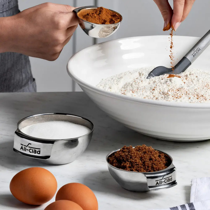 All-Clad Stainless Steel Mini Measuring Bowl Set, 3 Piece