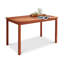 France Rectangular Eucalyptus Outdoor Dining Table With Umbrella Hole , 125cm cm W 75cm cm D