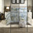 Oversized Cotton Bedding Set With Decorative Pillows, Coastal Blue Style