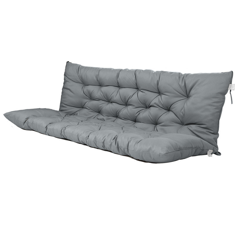 Coussin De Balançoire Pliable 3 Places - Housse Étanchée Remplacement Pour Balançoire Jardin Patio