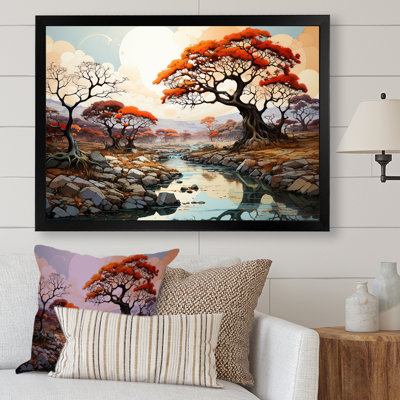 " Dreamlike Baobab Tree Landscape II "