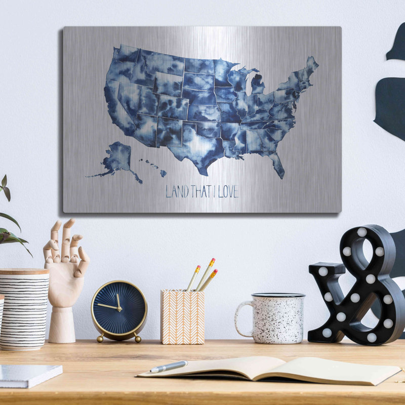«Land That I Love» par Grace Popp, H 12 po x l 16 po