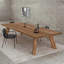 Table de conférence 78,74 "rectangulaire simple et moderne en bois massif brun