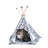 Animal Print Canvas Tent Pet Bed