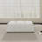 Kay Crumley Upholstered Modern Linen Fabric Ottoman-313276757