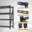 Étagère de garage 68 po à 4 niveaux 68 po, l 68 po x P 24 po x H 65 po, capacité de 7200 lb