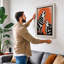 Wolves in Orange Light Graphic Art - Wrapped Canvas-1206252736-1206252738