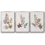 Autumn Leaves I - Ensemble de 3 cadres flottants sur toile-97759085-97759086