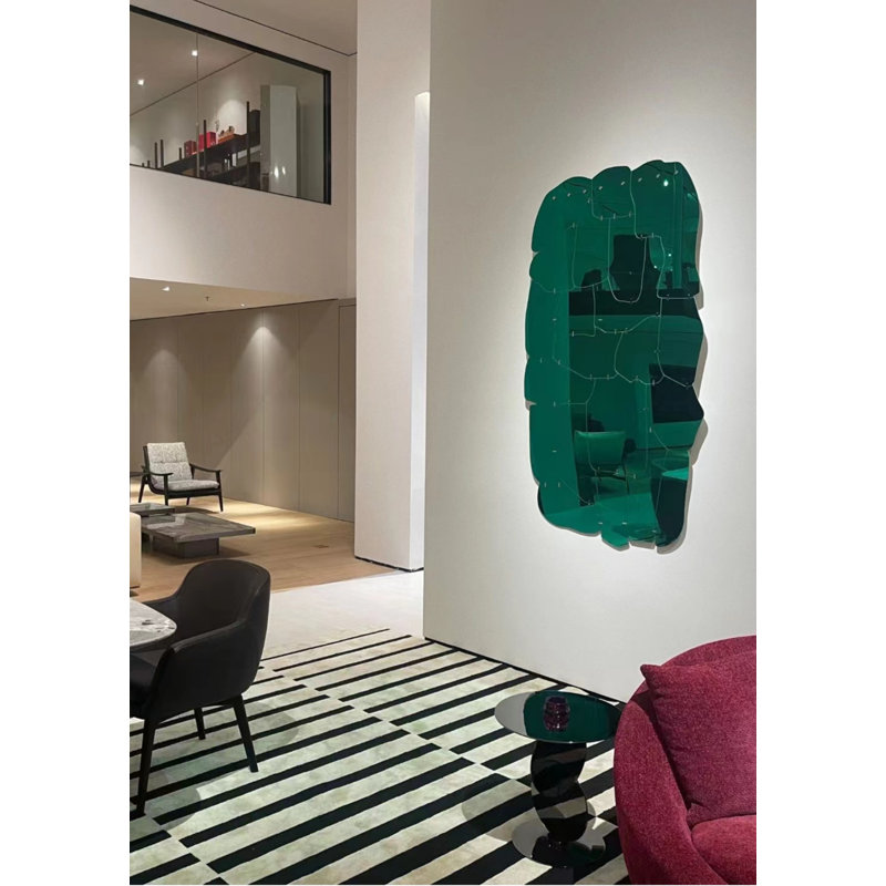 Rectangle Acrylic Mirror, Green