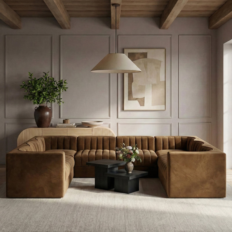 Canapé modulaire Rummi Performance, Saddle Velvet