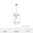 Astwood 1 Light Cylinder Pendant-63573980
