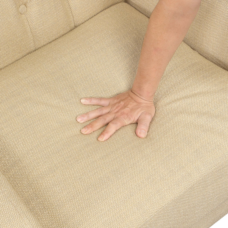 Fauteuil à oreilles classique, Beige