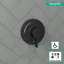 Ecostat S 1-Handle 6-Inch Wide Pressure/Shower Balance Valve Trim Only-50669030