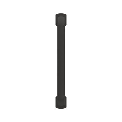 Surpass 5-1/16 inch (128mm) Center-to-Center Matte Black Cabinet Pull