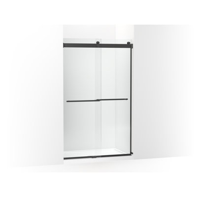 Levity Plus Less Sliding Shower Door, 77-9/16 In. H X 44-5/8 - 47-5/8 In. W, With 5/16 In.-Thick Crystal Clear Glass