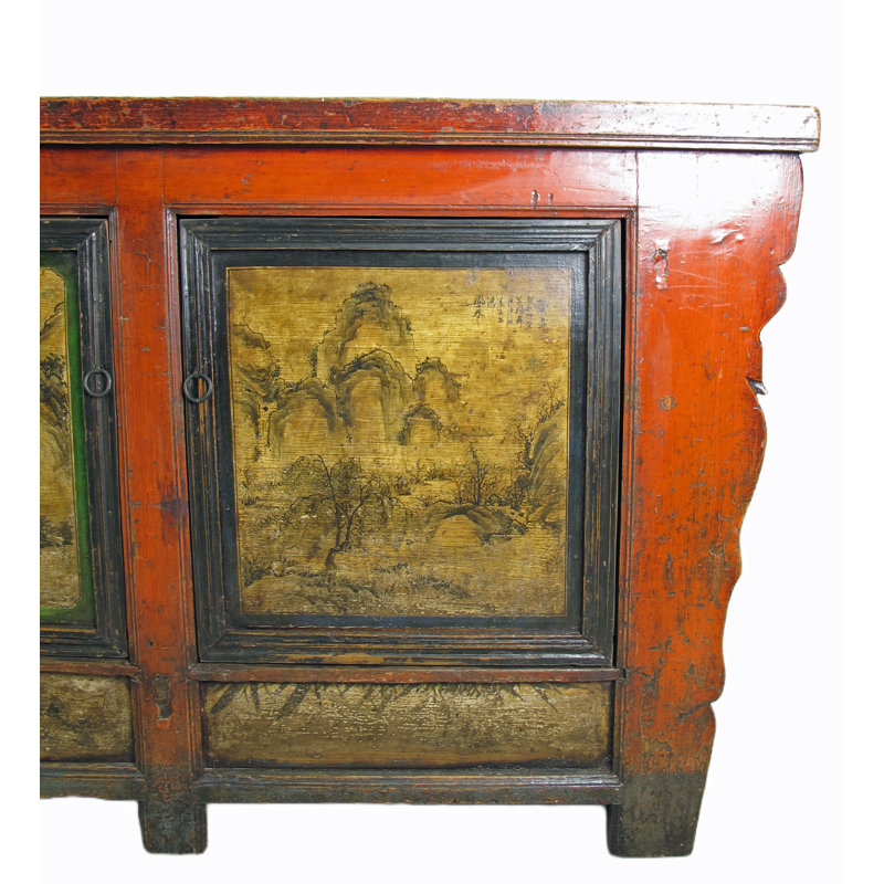 Asian Classic 85'' W Solid Wood Sideboard